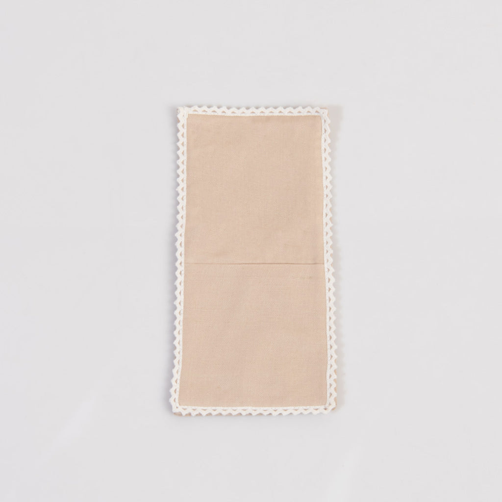 single pocket cutlery holders beige