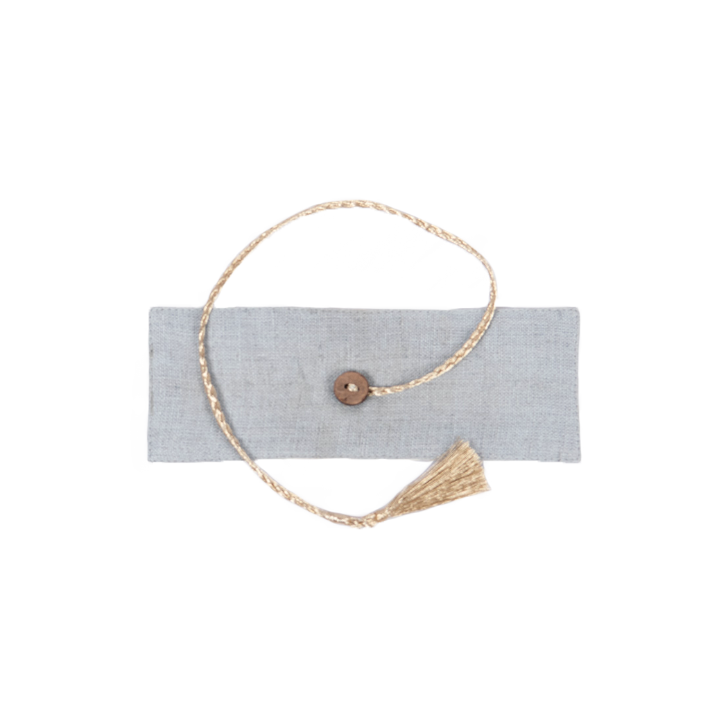 Shannon Napkin Rings Aqua Grey