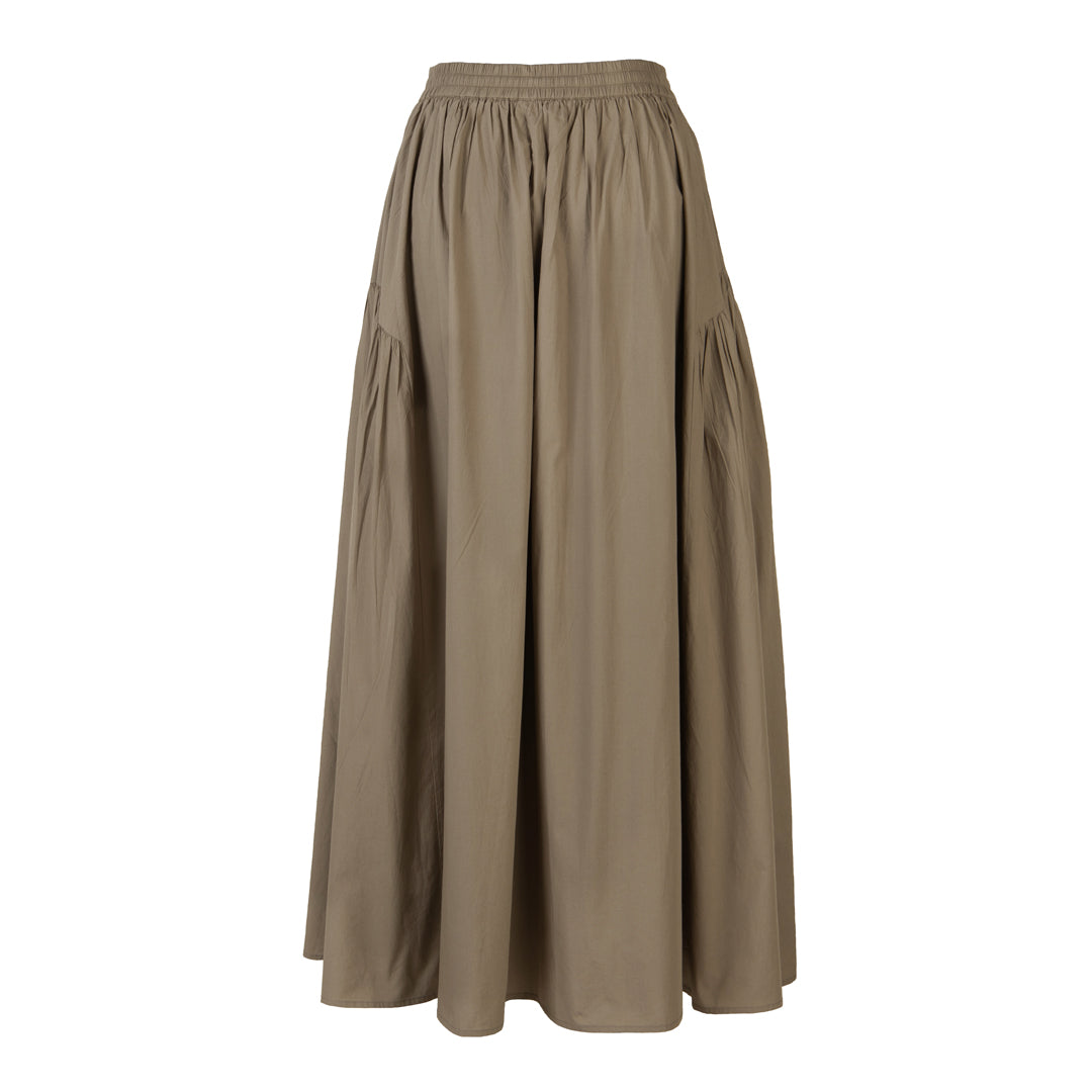Brown skirt on a white background