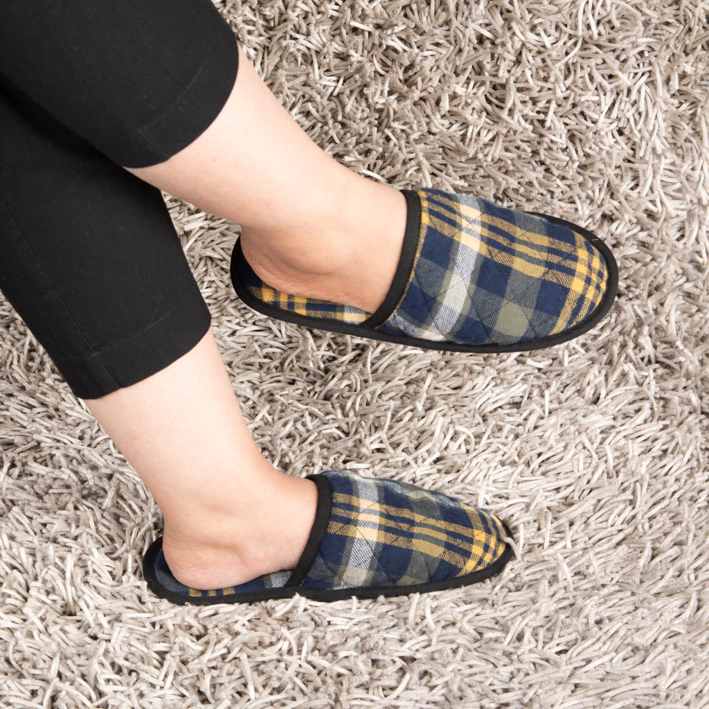 Women's buffalo plaid slippers new arrivals