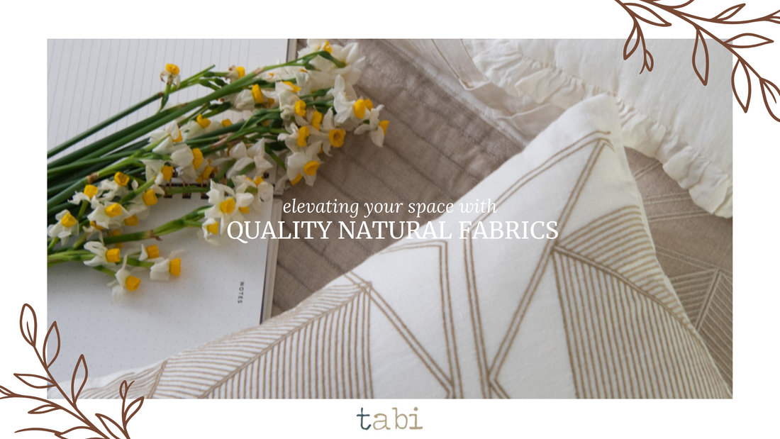 A collection of quality natural fabrics, showcasing luxurious linens and cozy cotton, ideal for enhancing home decor.