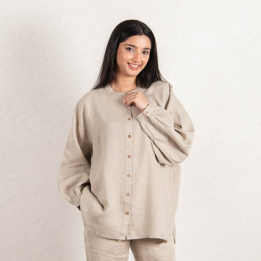 Banff oversized linen shirt