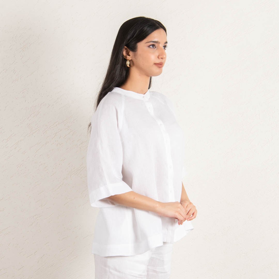 Linen top and pant co-ord set