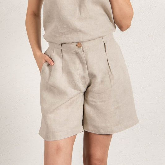 Linen shorts