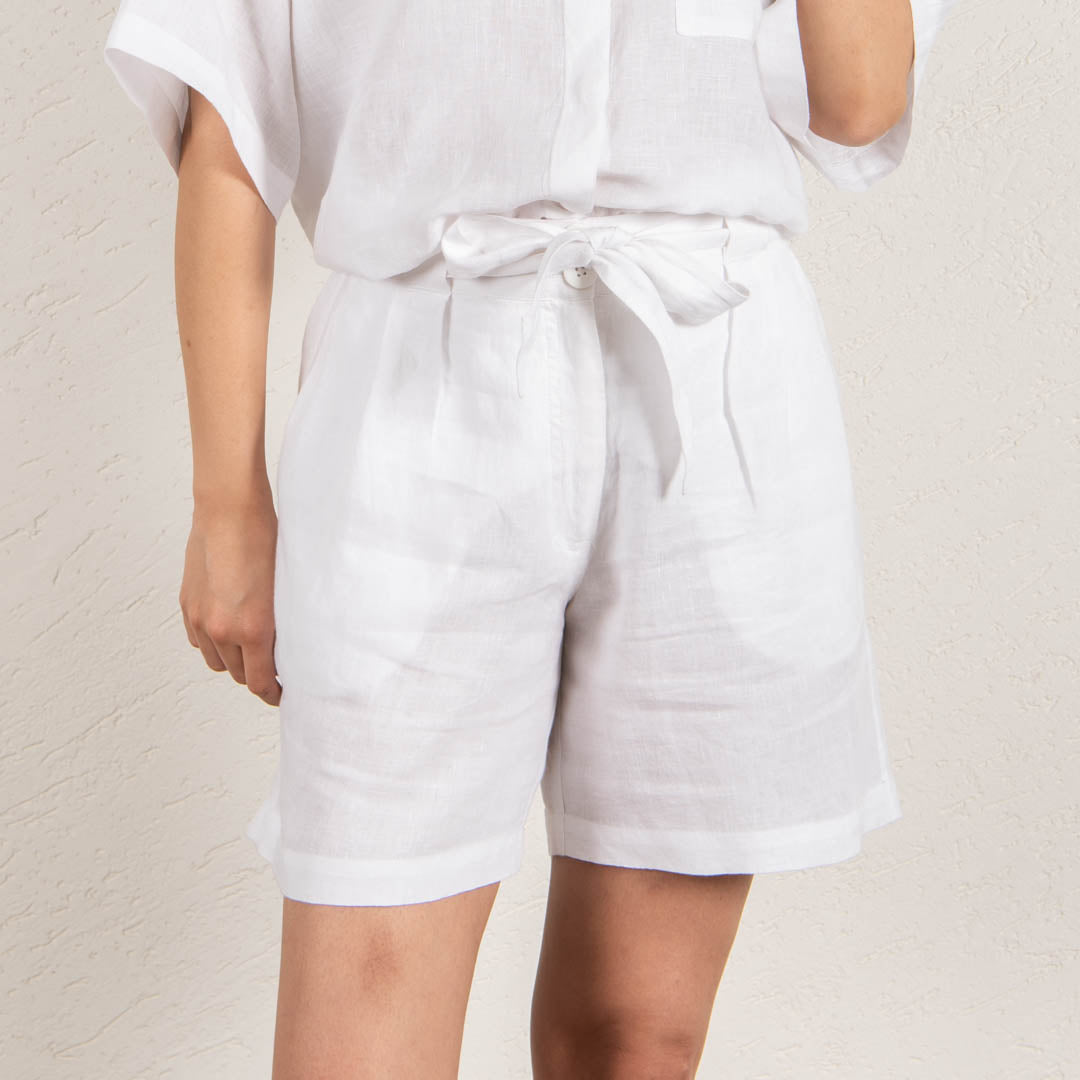 Linen shorts