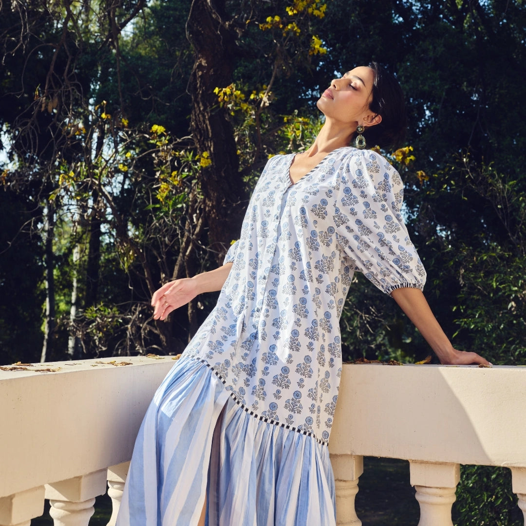 Oviya Cotton Poplin Dress
