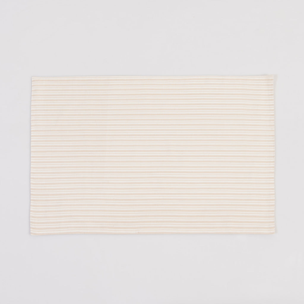 edendale striped cotton linen table mats