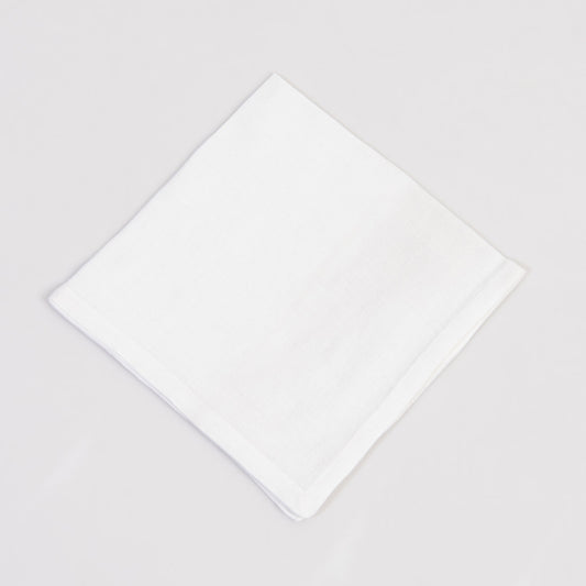 Eggshell cotton linen dinner napkins