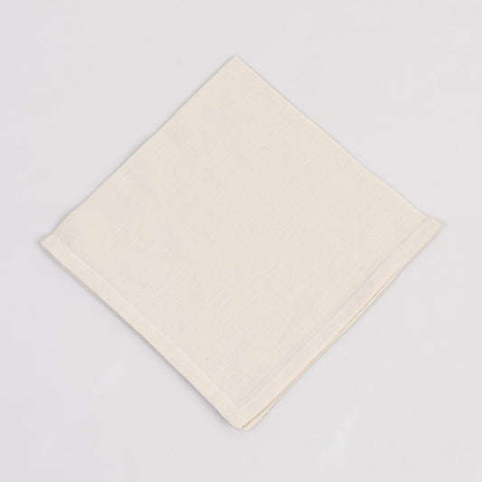 Sand cotton linen dinner napkins