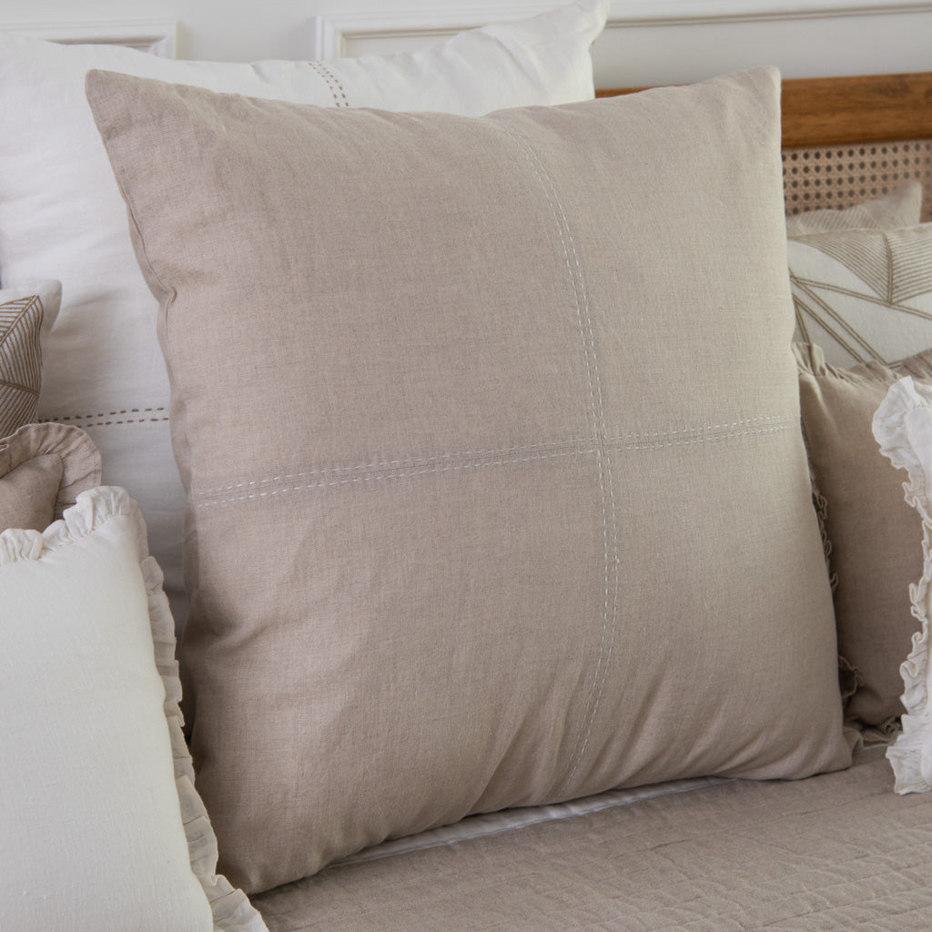 Darah cushion cover in natural linen