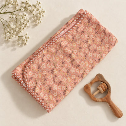 The Basant Botanical Pillow & Quilted Blanket Set