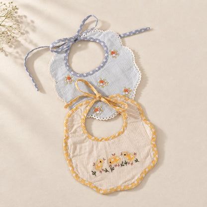 The Prem Hand Embroidered Bib Set of 2