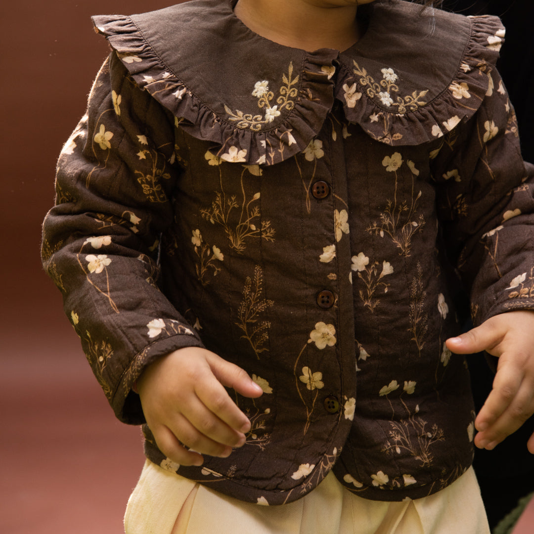 Theia Cotton Quilted Jacket