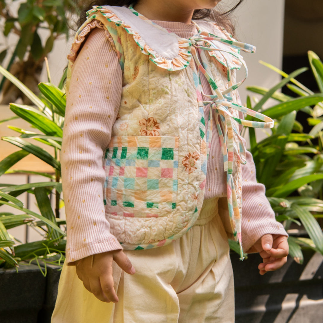 Zyra Cotton Quilted Vest