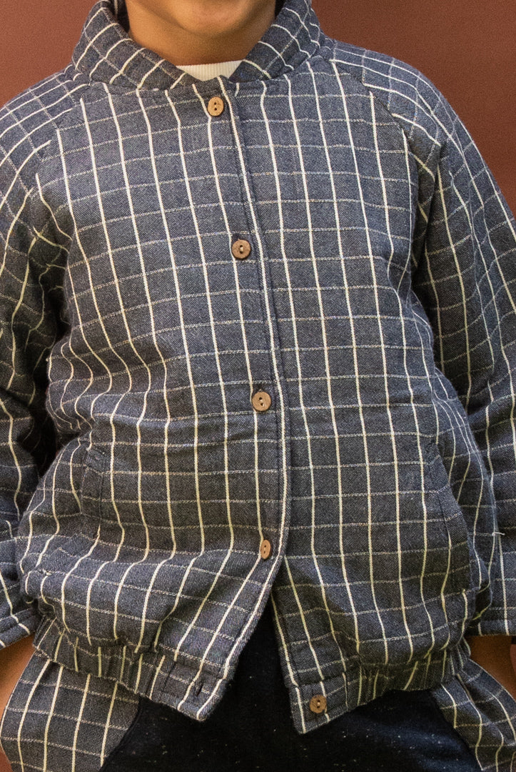 Kael Cotton Quilted Bomber Jacket