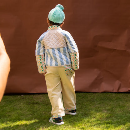 Nirvana Patchwork Cotton Quilted Unisex Jacket