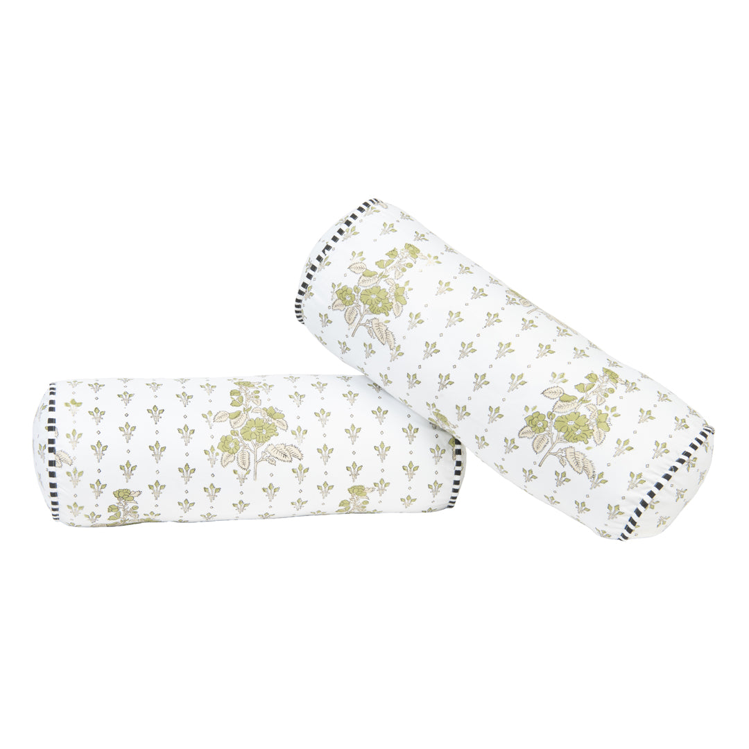 Fresh Floral Bolster Cover - Set of 2