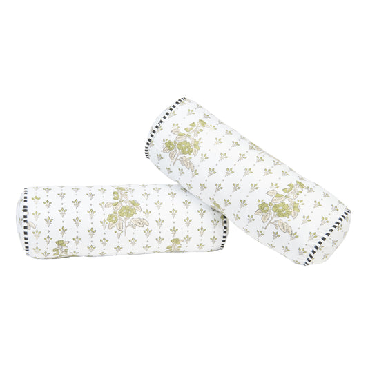 Fresh Floral Bolster Cover - Set of 2