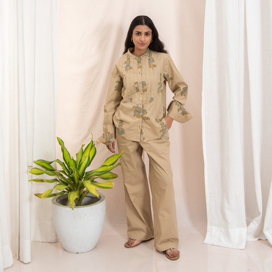 Shailee Cotton Poplin Shirt
