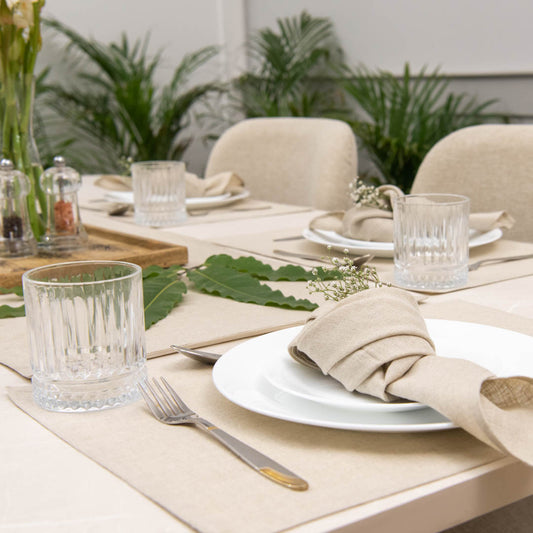 Shannon natural table linen set