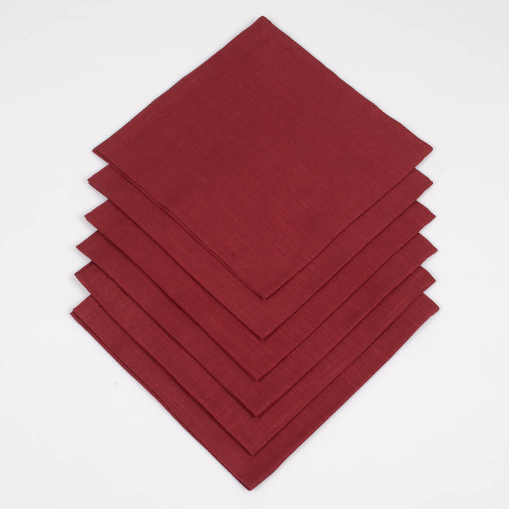 Taipei Napkins Burnt Umber - Tabi