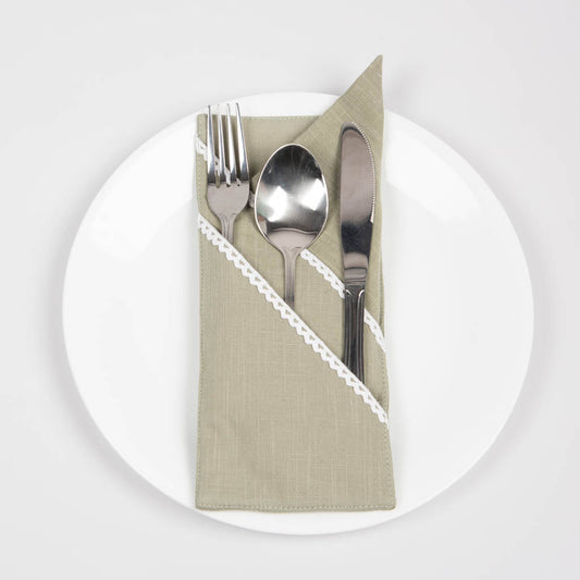 Ascona Cutlery holders Light Olive