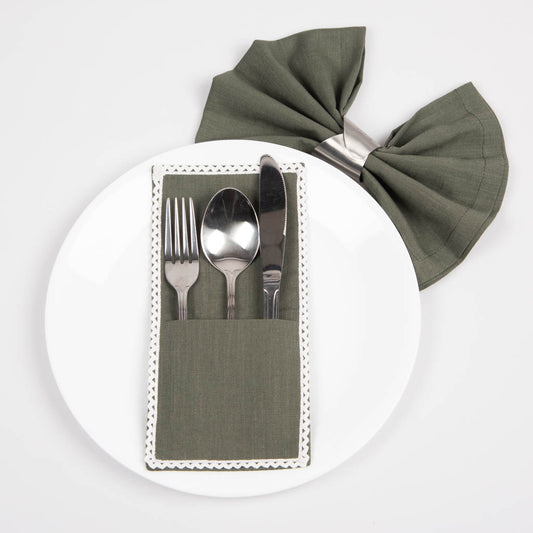 Cairo Cutlery Holders Olive