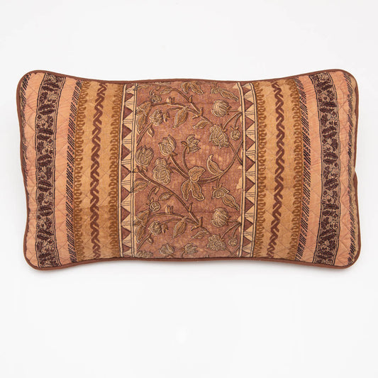 Vintage silk cushion cover 30cms x 50 cms
