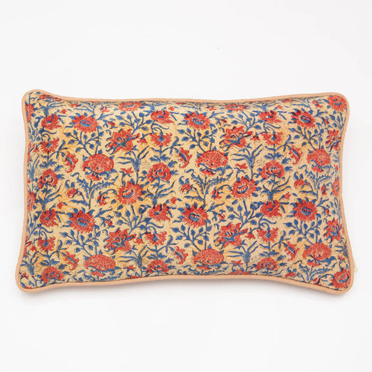 Vintage silk cushion cover 30x50 cms