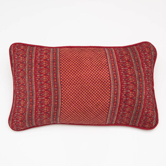 Vintage silk cushion cover 30x50 cms