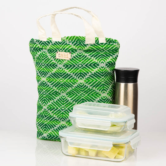 Jacquard lunch bag