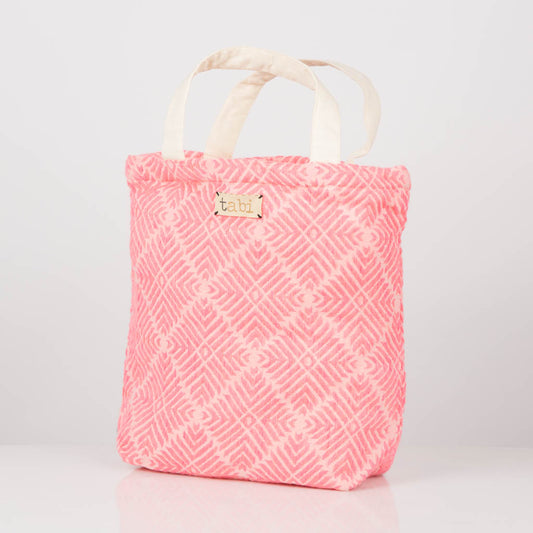 Jacquard lunch bag