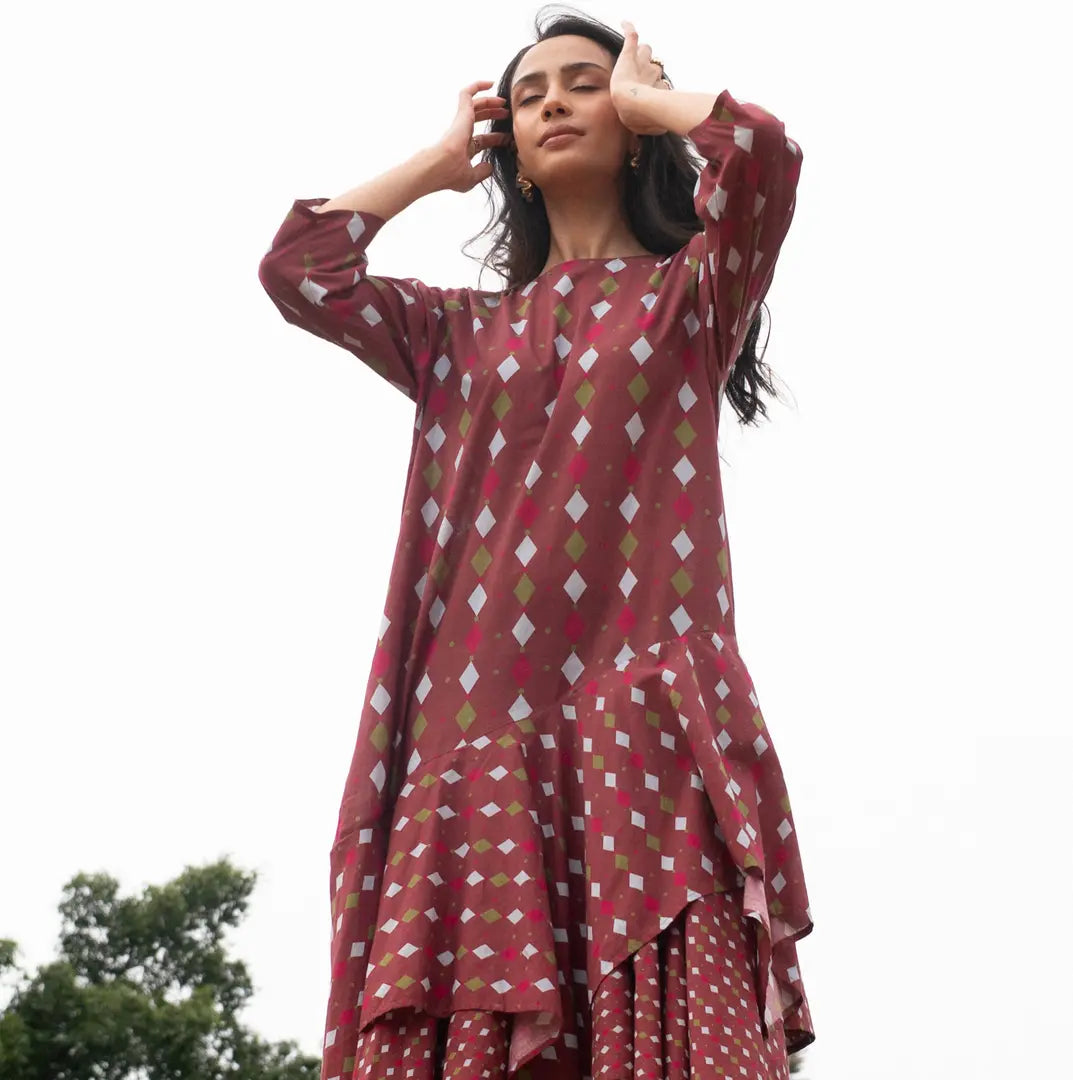 Aishwarya Cotton Cambric Dress