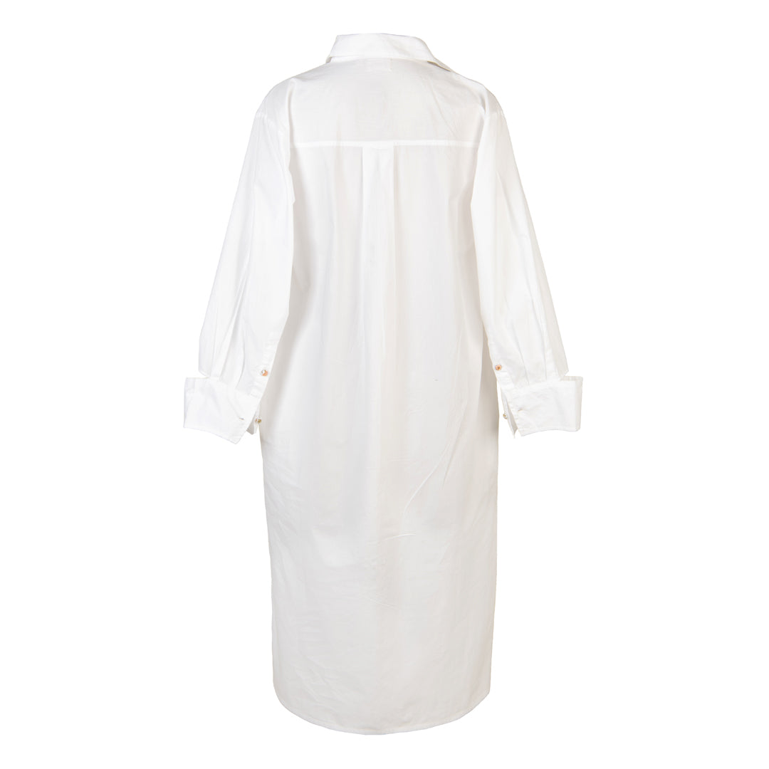 White shirt on a white background