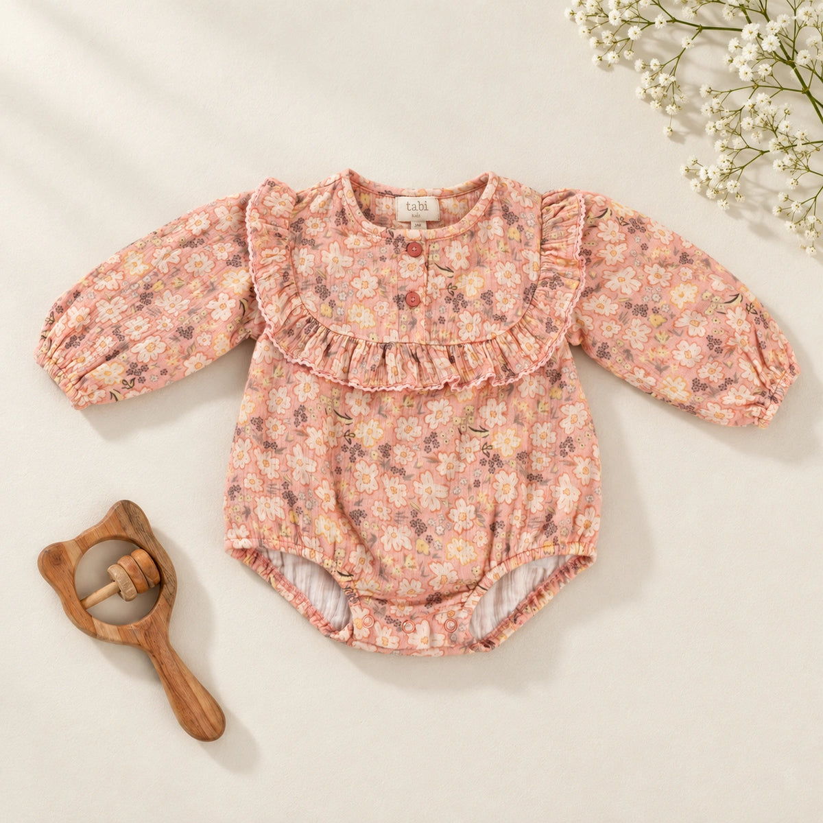 Ami botanical double cloth bodysuit