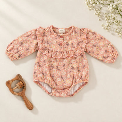 Ami botanical double cloth bodysuit