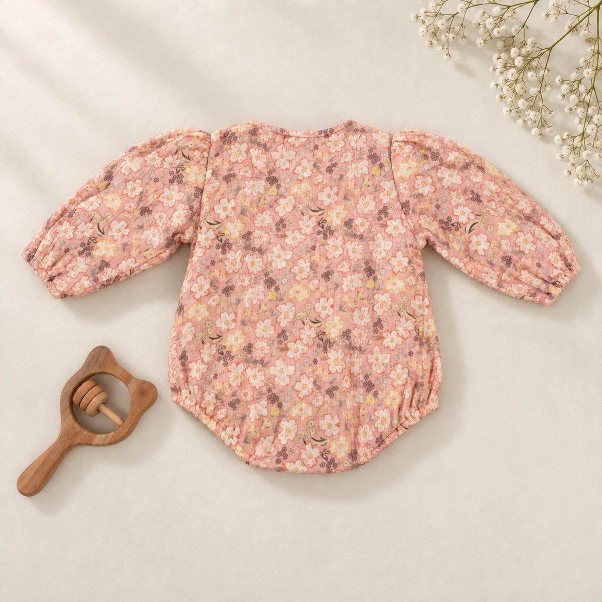 Ami botanical double cloth bodysuit