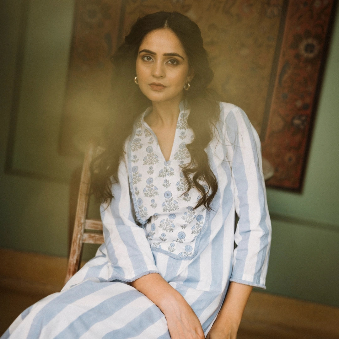 Anaghi Cotton Cambric Kurta Set