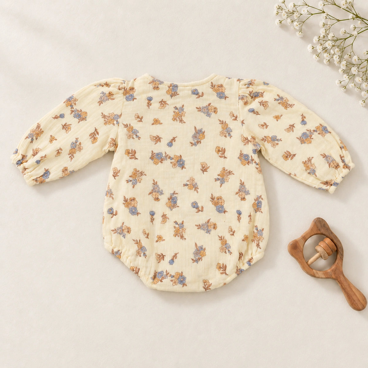 Ayu Floral Double Cloth Bodysuit