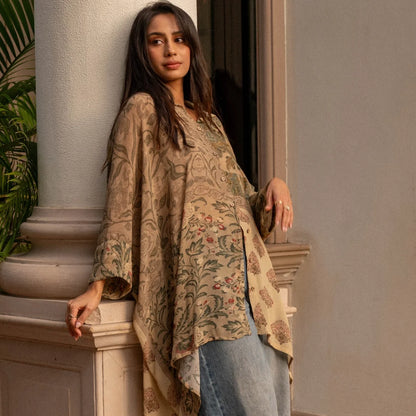 Diya Printed Oversized Shirt