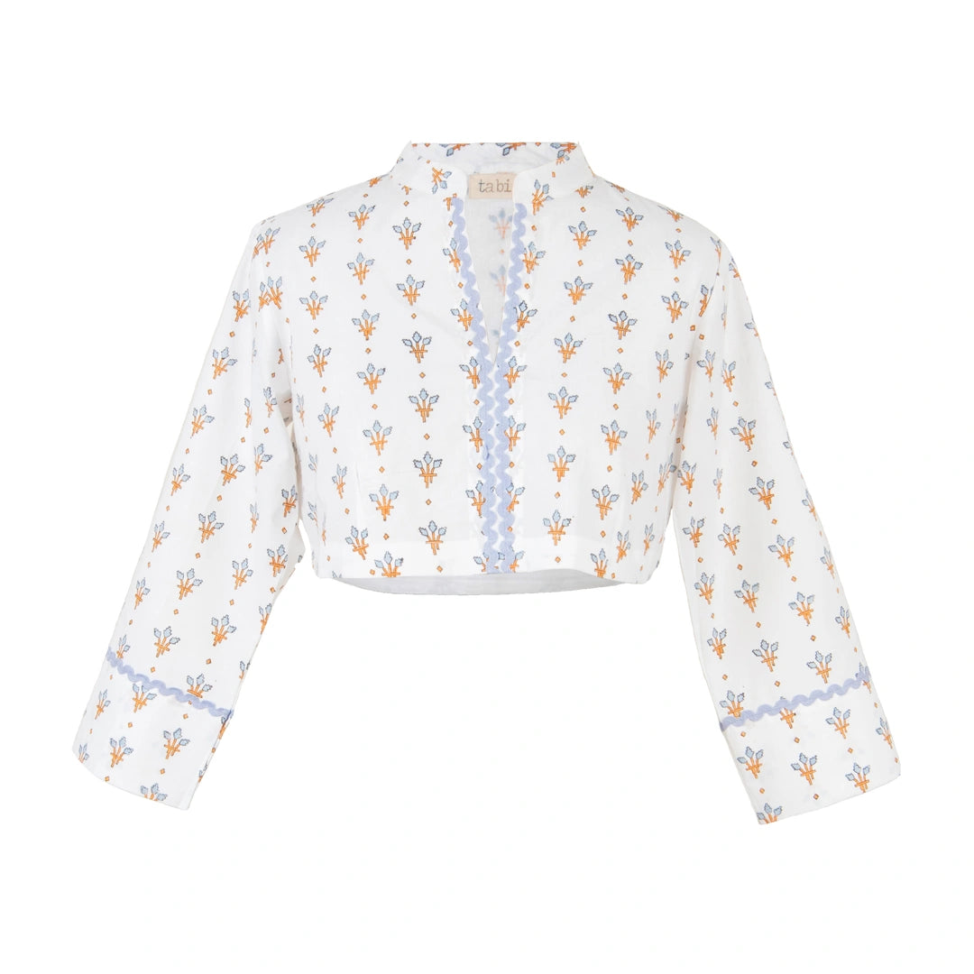 Ekaa Cotton Cambric Crop Top