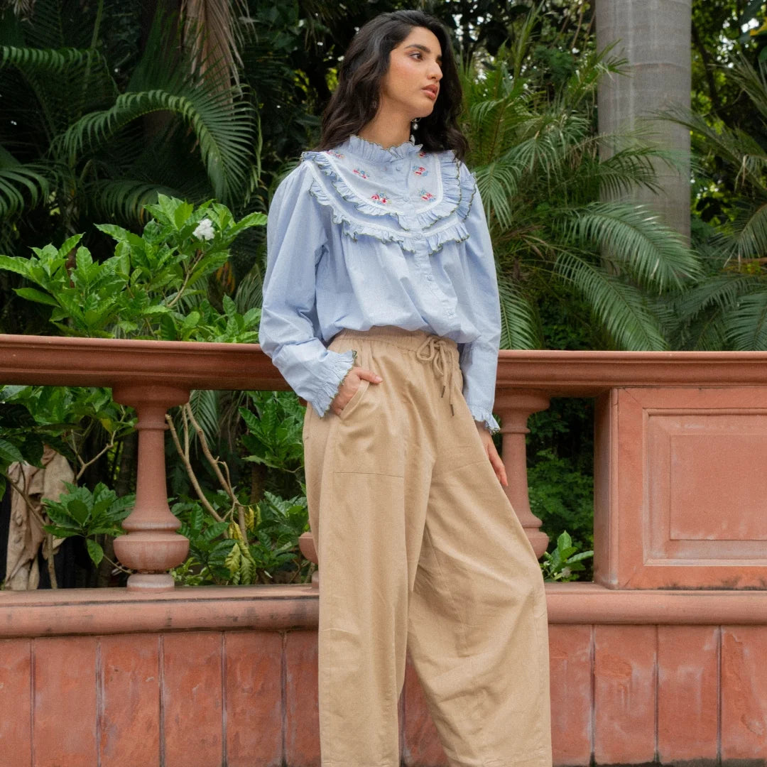 Hiral Cotton Barrel Pants