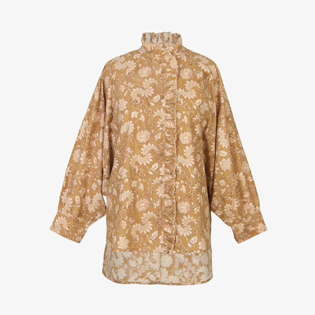 Inaya Cotton Printed Cambric Shirt
