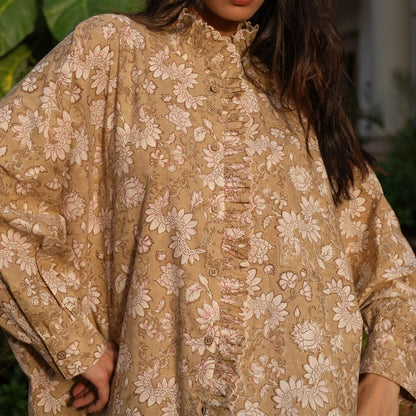 Inaya Cotton Printed Cambric Shirt