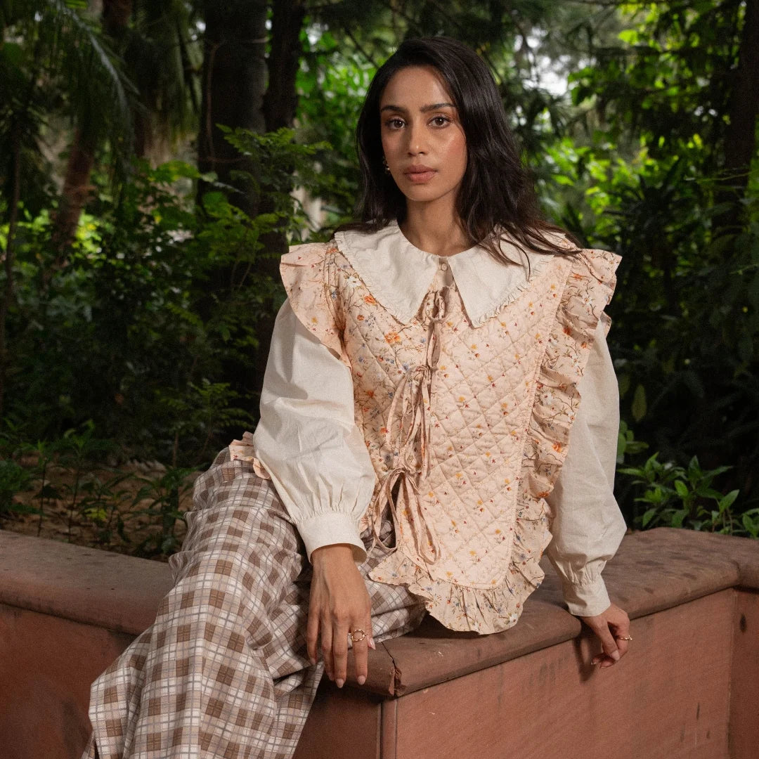 Maithili Cotton Quilted Vest