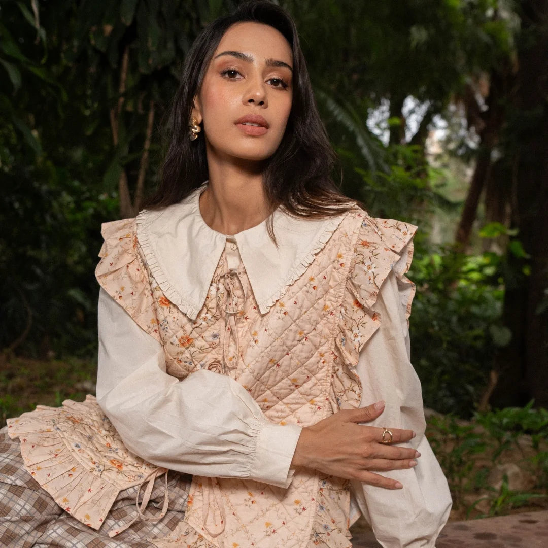 Maithili Cotton Quilted Vest