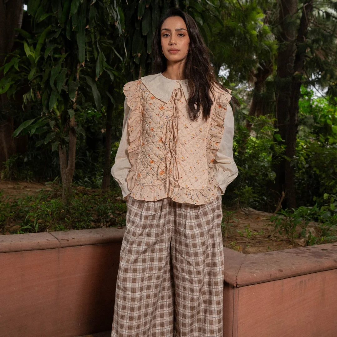 Maithili Cotton Quilted Vest