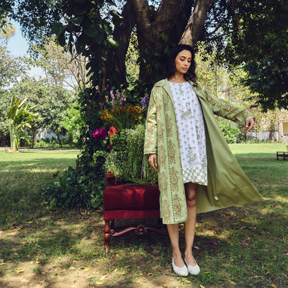 Naaz HandBlock Printed Cotton Twill Jacket