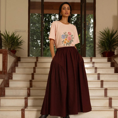 Navya Cotton Poplin Skirt