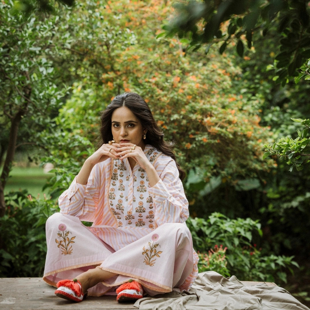 Nooriya Cotton Cambric Kurta Set